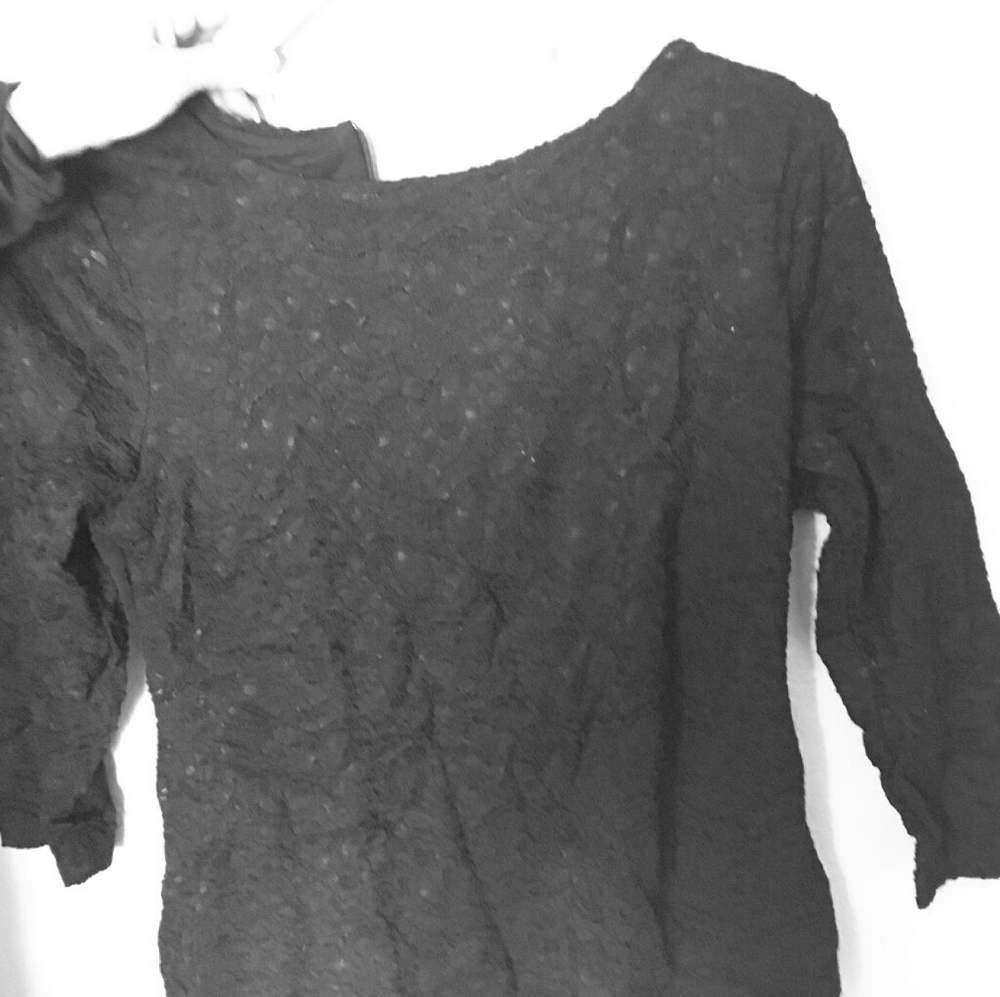 Black lace top